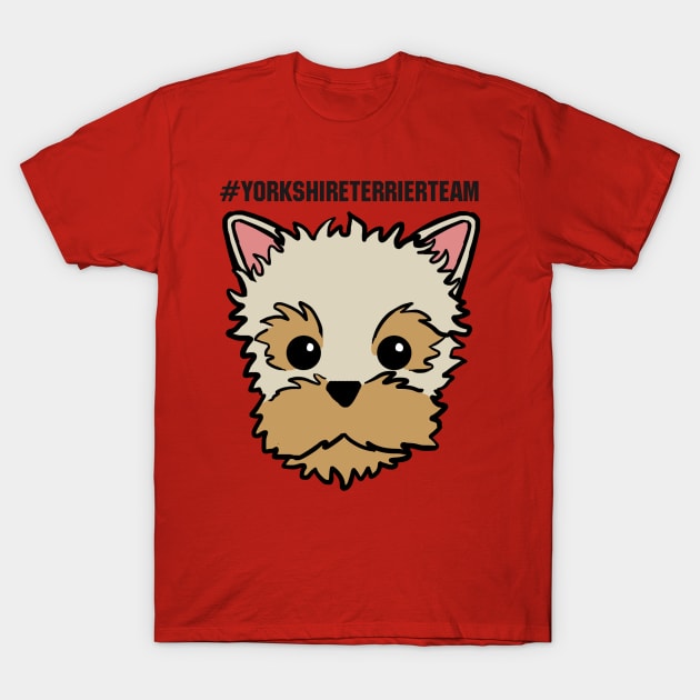 Yorkshire Terrier team T-Shirt by wtama